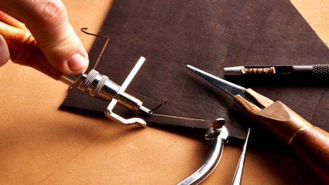 Parcours maroquinerie : réalisation d'un produit